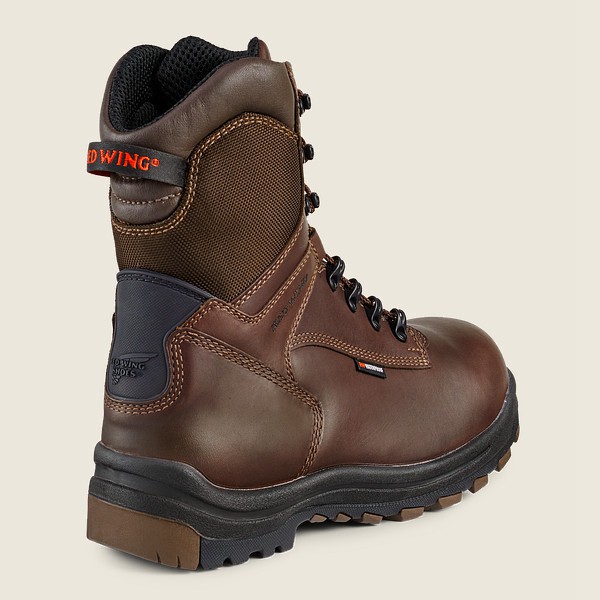 Red Wing Safety Boots Black/Brown - Mens King Toe® - 8-inch Insulated Waterproof Csa Toe - 6015-ZDLT